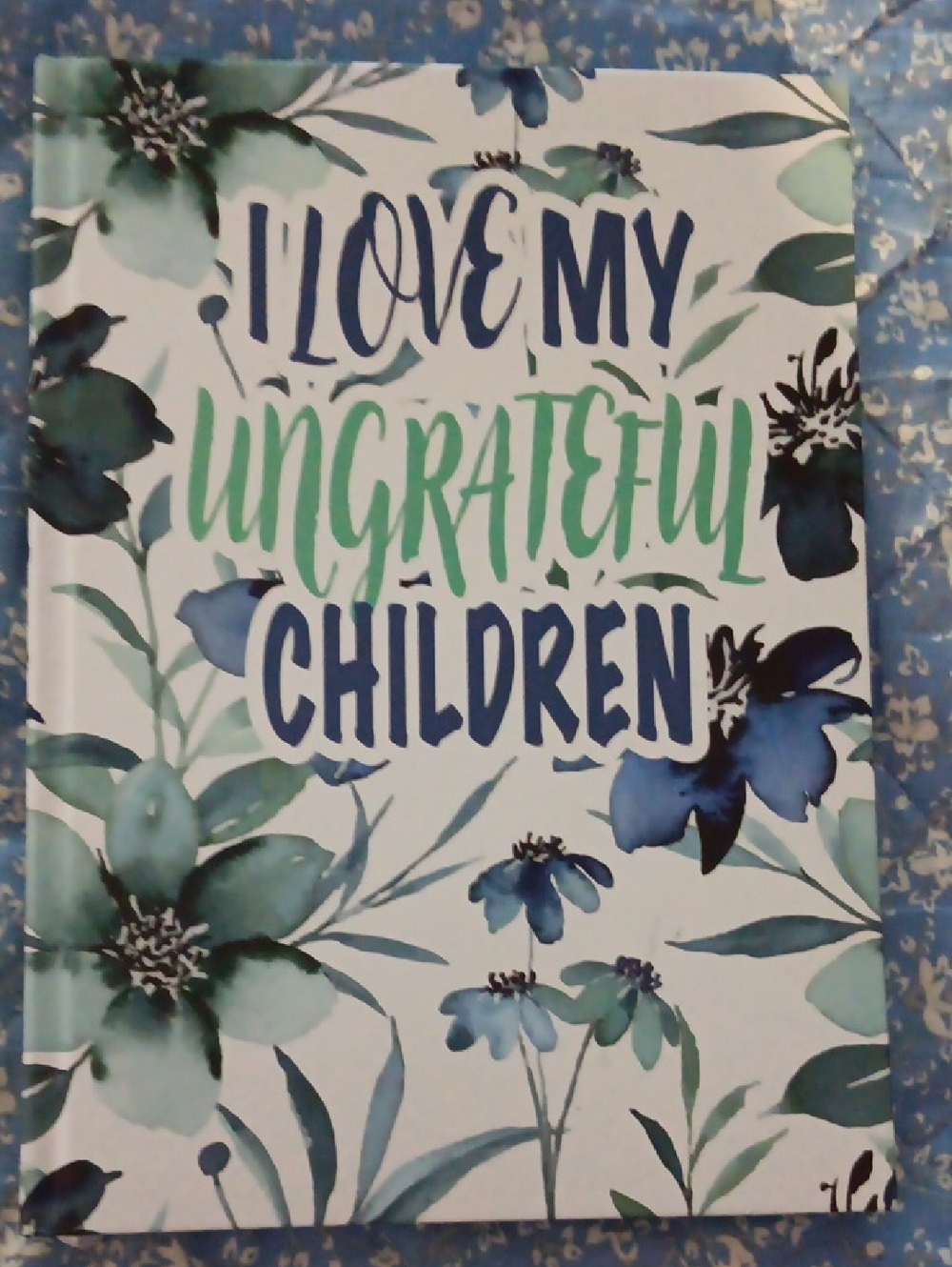 🔷️3-$15🔷️Floral Funny Hardcover Journal Notebook New!